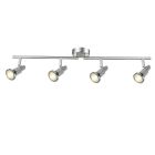 Kovové stropné bodové svetlo chrómové, Robel, 7 W, LED 3000 K