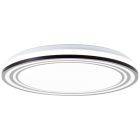 Moderné stropné svietidlo čierne, Merlijn, 36 W, LED white switch, s diaľkovým ovládačom
