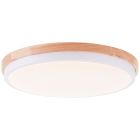 Moderné stropné svietidlo drevené, Marloes, 24 W, LED 3000 K, s 3-stupňovým stmievačom