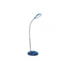 Plastová lampa na písací stôl modrá, Marenthe, 2 W, LED 6000 K, s vypínačom
