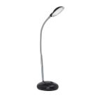 Plastová lampa na písací stôl čierna, Marenthe, 2 W, LED 6000 K, s vypínačom