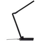 Moderná lampa na písací stôl čierna, Hannah, 5 W, LED 5000 K, s dotykovým stmievačom