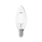 Stmievateľná sviečková LED žiarovka Calex E14 4,5 W, 2700 K