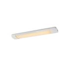 Plastová LED lišta 30cm biela, Enrique, 10 W, LED 3000 K