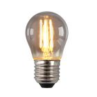 Stmievateľná LED žiarovka E27 Olucia, P45, 3W, dymové sklo, 2200k