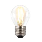 Stmievateľná LED žiarovka E27 Olucia, P45, 3W, priehľadné sklo, 2700k
