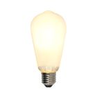 Stmievateľná LED žiarovka E27 Olucia Edison, ST58, 5W, biele sklo, 2700k