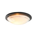 Sklenená stropná lampa biela, Agena