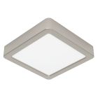 Plastová stropná lampa niklová, Geraldo, 11 W, LED 3000 K