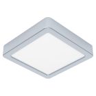 Plastové stropné svietidlo do kúpeľne chrómové, Geraldo, 11 W, LED 3000 K, IP44