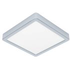 Plastové stropné svietidlo do kúpeľne chrómové, Geraldo, 17 W, LED 3000 K, IP44