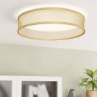 Plastová stropná lampa mosadzná, Jolene, 20 W, LED 3000 K