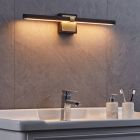 Plastové moderné nástenné svetlo do kúpeľne mosadzné, Natasha, 11 W, LED 3000 K, IP44