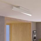 Plastové dizajnové smart stropné svietidlo biele, Birkan, 13,5 W, LED RGBW, s diaľkovým ovládačom