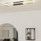 Hliníkové dizajnové stropné svietidlo zlaté, Crijn, 20 W, LED white switch