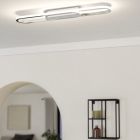Hliníkové dizajnové stropné svietidlo chrómové, Crijn, 20 W, LED white switch