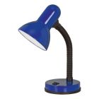 Plastová stolná lampa do detskej izby modrá, Granza, s vypínačom