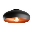 Kovová industriálna stropná lampa medená, Egine