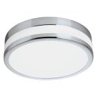 Sklenené stropné svietidlo chrómové, Anand, 11 W, LED 3000 K, IP44