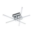 Oceľové moderné stropné svietidlo chrómové, Arantxa, 18 W, LED 3000 K