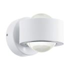 Plastové moderné up down nástenné svietidlo biele, Beerd, 3 W, LED 3000 K