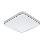 Plastové nástenné svietidlo chrómové, Beyza, 16 W, LED 3000 K, IP44