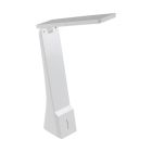 Plastová moderná lampa na písací stôl biela, Chama, 1 W, LED white switch, s dotykovým stmievačom