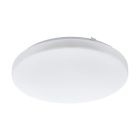 Oceľová stropná lampa biela, Eloise, 17 W, LED 3000 K