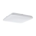 Oceľová stropná lampa biela, Eloise, 33 W, LED 3000 K