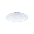 Oceľová stropná lampa biela, Eloise, 33 W, LED 3000 K