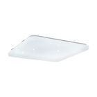 Oceľová stropná lampa biela, Eloise, 33 W, LED 3000 K