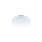 Oceľová stropná lampa biela, Eloise, 12 W, LED nastaviteľný od teplej po studenú bielu, IP44