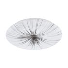 Oceľová stropná lampa biela, Josta, 24 W, LED 3000 K