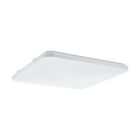 Oceľová stropná lampa biela, Eloise, 50 W, LED 3000 K