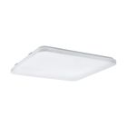 Oceľová stropná lampa biela, Eloise, 50 W, LED 3000 K
