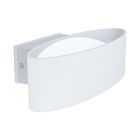 Hliníkové moderné vonkajšie svietidlo biele, Kawita, 10 W, LED 3000 K, IP44