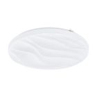Oceľová stropná lampa biela, Aniel, 17 W, LED 3000 K