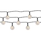 Solárne záhradné osvetlenie so šnúrou 30 LED teplá biela