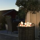 LED Ľadové medvede s mašľou, 3D vianočné motívy - sada 5 kusov, na vnútorné aj vonkajšie použitie