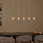 Priehľadné visiace svietidlo moderné, Berliane, 4 W, LED 2700 K