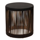 Čierna nabíjateľná stojaca lampa moderná, Pingi, 3 W, LED 3000 K, IP44, s 3-stupňovým stmievačom