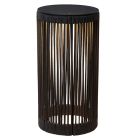 Čierna nabíjateľná stojaca lampa moderná, Pingi, 3 W, LED 3000 K, IP44, s 3-stupňovým stmievačom