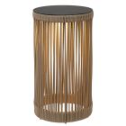 Taupeová nabíjateľná stojaca lampa moderná, Pingi, 3 W, LED 3000 K, IP44, s 3-stupňovým stmievačom