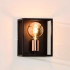 Čierne nástenné svietidlo moderné, Arthur