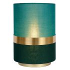 Zelená stolová lampa retro, Tusse, s vypínačom