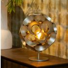 Zlatá stolová lampa moderná, Hannelore