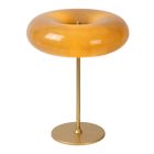 Taupeová stolová lampa retro, Sentino, s vypínačom