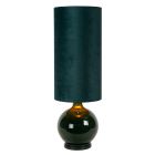 Zelená stojaca lampa retro, Esterad, s vypínačom