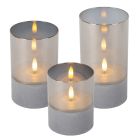 3 batériové sviečkové lampy Velas