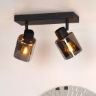 Čierne stropné bodové svetlo klasické, Alion